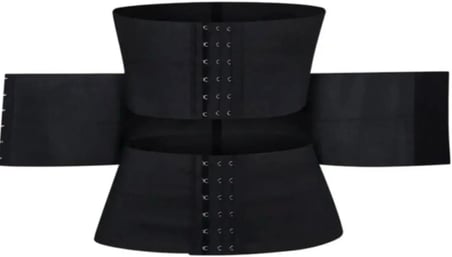 Agraflı Latex Korse Inceltici Kum Saati Sıkılaştırıcı Bel Korsesi