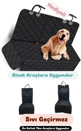 3 Parça Sıvı Geçirmez Kumaş Oto Koltuk Kılıfı Araba Koltuk Örtüsü Araba Koltuk Kılıfı