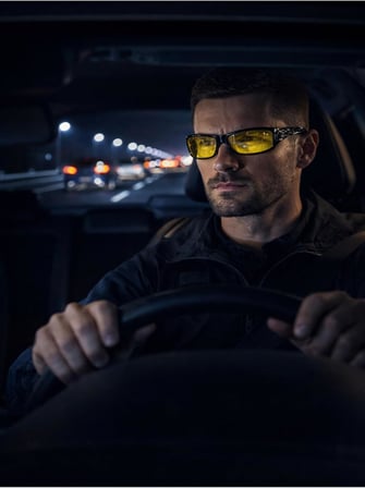 Optic Master Antifar Gece Sürüş Gözlüğü/Gece Görüş Gözlüğü Model 8813 Sarı Tek Ebat