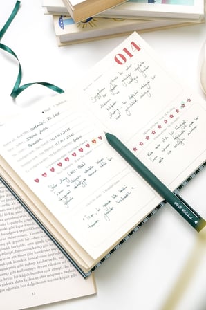 Kitap Okuma Günlüğü Reading Journal Yeşil
