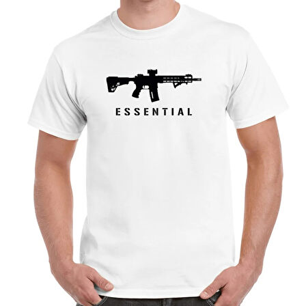 Alfa Ar Essential Tüfek Baskılı Tişört