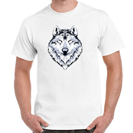 Alfa Kurt Bozkurt Baskılı Tişört