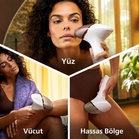 Removal Philips Lumea 9900 Serisi BRP958/00 Ipl Tüy Alma, Skinaı Uygulama, Vücut ve Yüz Için 4 Başlık, (Çanta Hediyeli)