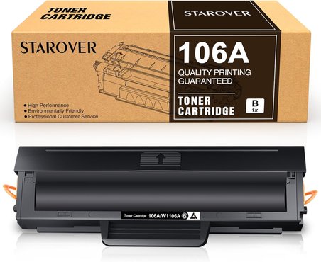 106A HP 106A W1106A Toner Kartuşu HP Lazer 107w 107a 107r HP Lazer MFP 135wg 135a 135r 135w 137fnw için Uyumlu (1 Siyah, Çipli)
