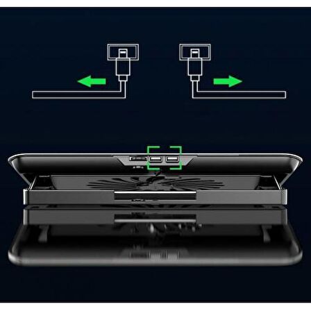 Polham Ayarlanabilir Laptop Soğutucu Notebook Stand Soğutuculu Stand Laptop Stand Laptop Soğutucu