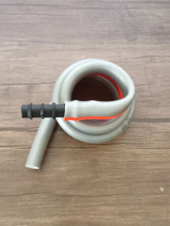 Wc Hortummatik Spiral Taharet Hortumu (Kırmızı-Gri))