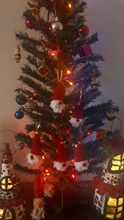 Himarry yılbaşı ağacı süsü 5li noel baba
