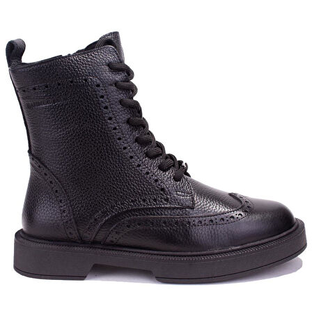 Hammer Jack 8309951 Clee Siyah Ortopedik Günlük Düz Topuk Deri Kadın Bot