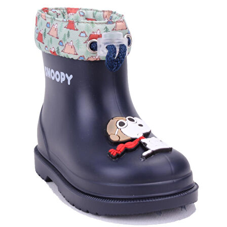 İgor W10277 Bimbi Snoopy Lacivert Ortopedik Erkek Çocuk Yağmur Çizme