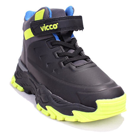Vicco Agora 869F24K472 Siyah Ortopedik Günlük Erkek Çocuk Spor Bot