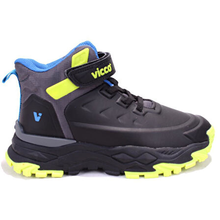 Vicco Agora 869F24K472 Siyah Ortopedik Günlük Erkek Çocuk Spor Bot