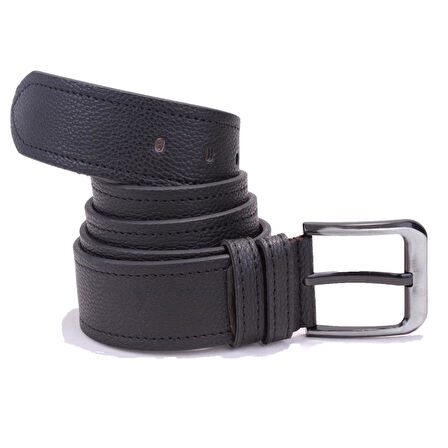 Dagoster DMK26-451 Siyah 4.5 cm Suni Deri Erkek Kemer