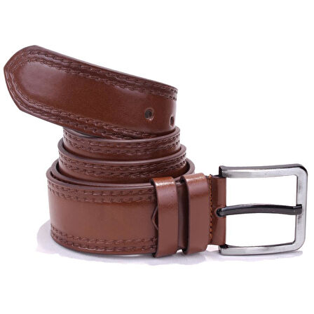 Dagoster DMK26-455 Taba 4.5 cm Suni Deri Erkek Kemer