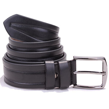Dagoster DMK26-351 Siyah 4 cm Suni Deri Erkek Kemer