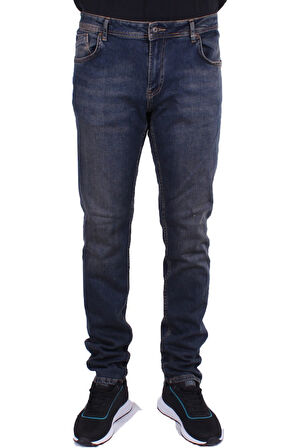 Twister Panama 758-01 Lacivert Düşük Bel Dar Paça Erkek Jeans Pantolon
