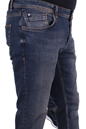 Twister Panama 758-01 Lacivert Düşük Bel Dar Paça Erkek Jeans Pantolon