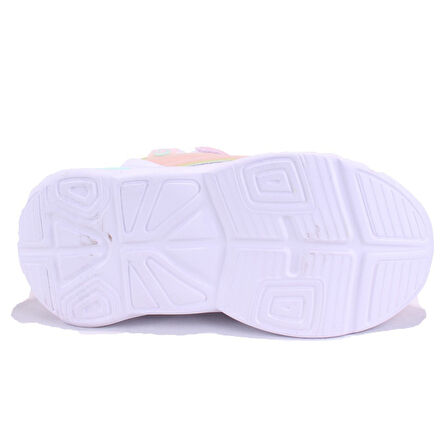 Dagoster DJA76-ARX555 Beyaz Pembe Ortopedik Günlük Kız Çocuk Spor Ayakkabı