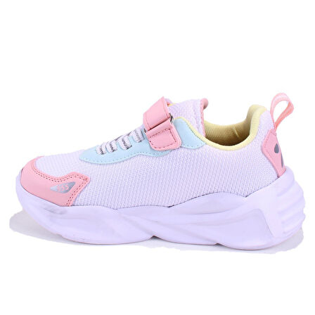 Dagoster DJA76-ARX555 Beyaz Pembe Ortopedik Günlük Kız Çocuk Spor Ayakkabı