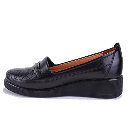 Dagoster DZA07-1194430 Siyah Günlük Ortopedik Kadın Ayakkabı