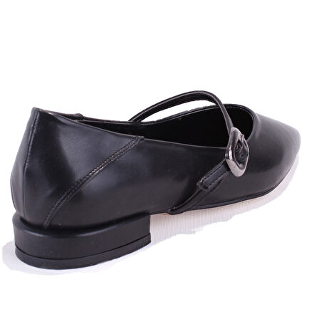 Dagoster DZA07-725315 Siyah Klasik Topuklu Kadın Ayakkabı