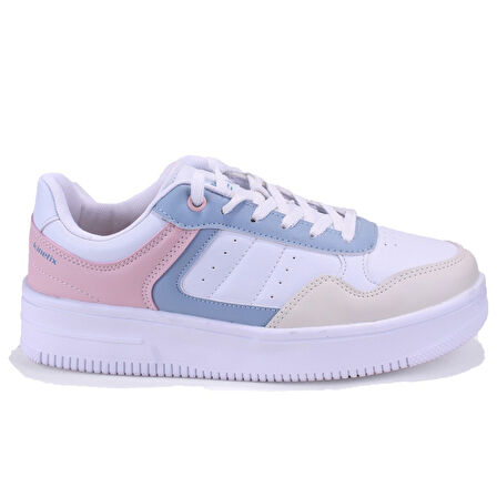 Kinetix Lowner Pu Beyaz Ortopedik Günlük Kadın Spor Ayakkabı