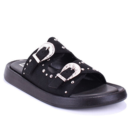 Dagoster DZA07-1290804 Siyah Ortopedik Günlük Spor Kadın Terlik