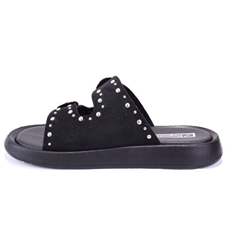 Dagoster DZA07-1290804 Siyah Ortopedik Günlük Spor Kadın Terlik