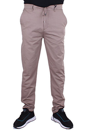 Twister Crespo 794 Vizon Normal Bel Dar Paça Erkek Kanvas Pantolon