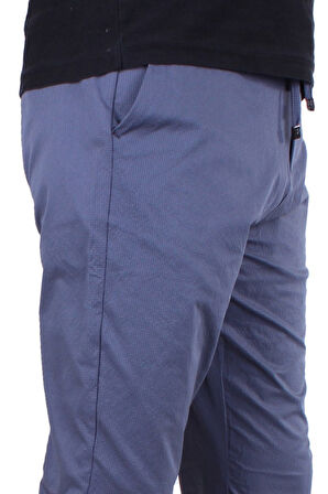 Twister Crespo 794 Koyu Mavi Normal Bel Dar Paça Erkek Kanvas Pantolon