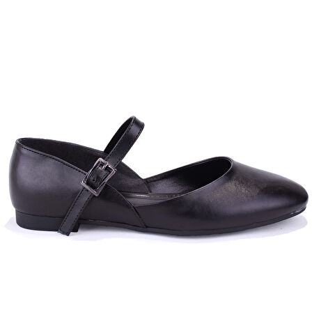 Dagoster DZA07-8692100 Siyah Günlük  Kadın Babet Ayakkabı