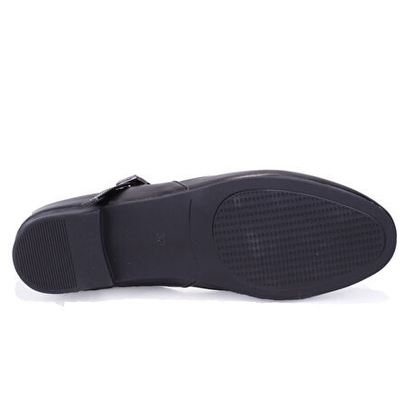 Dagoster DZA07-8692100 Siyah Günlük  Kadın Babet Ayakkabı