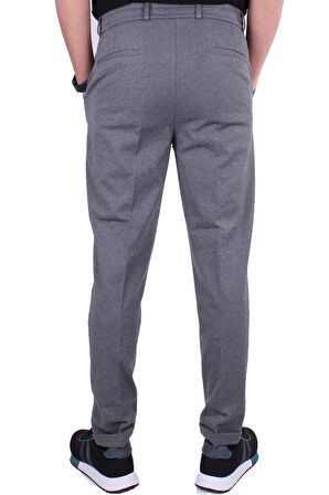 Dagoster DMG23-611275 Gri Normal Bel Double Paça Flota Cepli Erkek  Pantolon