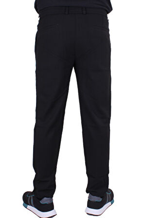 Dagoster DMG23-619712 Siyah Normal Bel Düz Paça Jogger Erkek  Pantolon