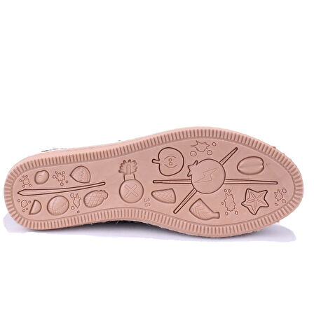 Dagoster DZA07-1155312 Siyah Triko Günlük Babet Kadın Ayakkabı