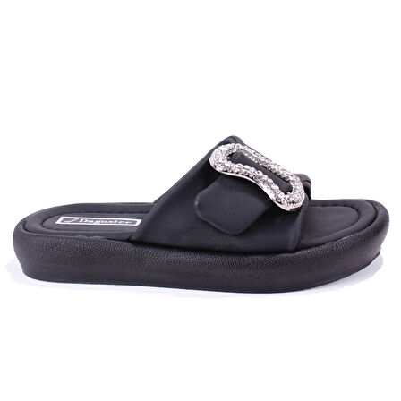 Dagoster DZA07-889033 Siyah Ortopedik Günlük Spor Kadın Terlik