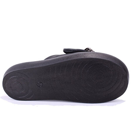 Dagoster DZA07-889033 Siyah Ortopedik Günlük Spor Kadın Terlik