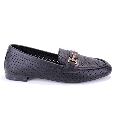 Dagoster DZA07-1181122  Siyah Günlük Babet Kadın Ayakkabı