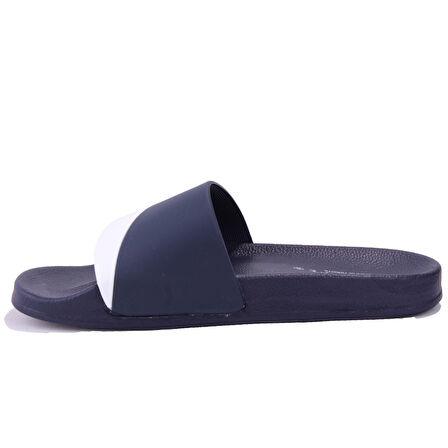 Fly Soft S263071 Lacivert Beyaz Günlük Ortopedik Erkek Spor Terlik