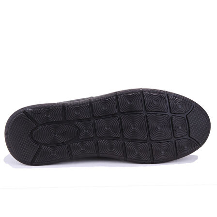 Dagoster DMA08-432 Siyah Ortopedik Poliüretan Taban Günlük Erkek Deri Ayakkabı