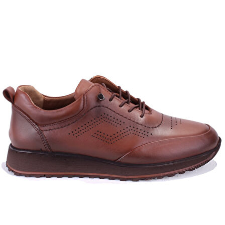 Dagoster DMA08-2182 Taba Ortopedik Günlük Erkek Deri Ayakkabı