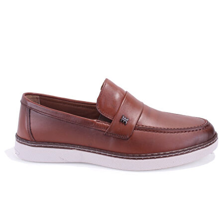 Dagoster DMA08-3305 Taba Ortopedik Günlük Erkek Deri Ayakkabı