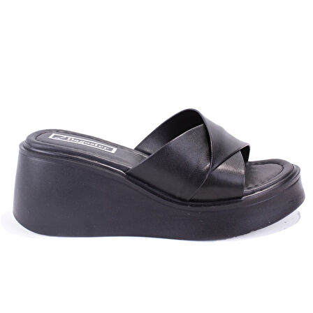 Dagoster DZA07-10620773 Siyah Ortopedik Günlük Kadın Terlik