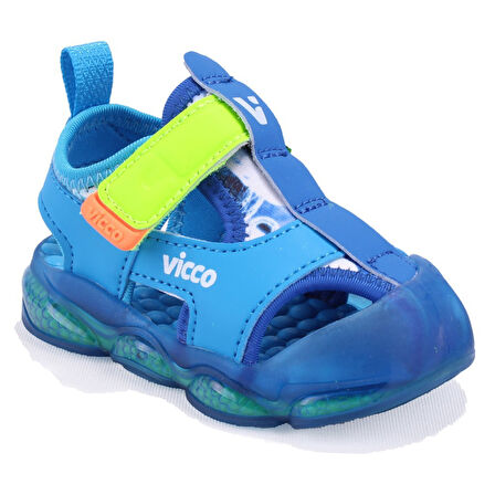 Vicco Live 332B525Y217 Lacivert Ortopedik Günlük Işıklı Erkek Çocuk Spor Sandalet