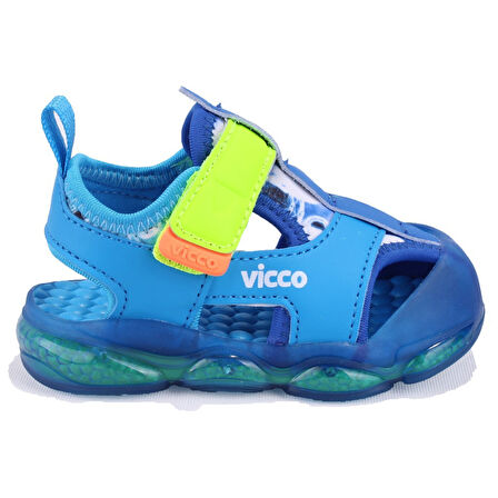 Vicco Live 332B525Y217 Lacivert Ortopedik Günlük Işıklı Erkek Çocuk Spor Sandalet