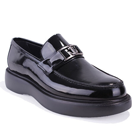 Dagoster DMA78-9540 Siyah Rugan Ortopedik Klasik Spor Erkek Deri Ayakkabı