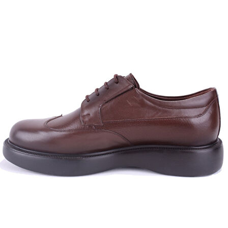 Dagoster DMA78-9543 Kahve Ortopedik Klasik Spor Erkek Deri Ayakkabı