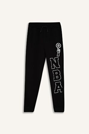 Erkek Çocuk NBA Wordmark Beli Lastikli Eşofman Altı