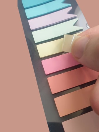 Sticky Notes Şeffaf Renkli Yapışkan Not Kağıtları FLAMA