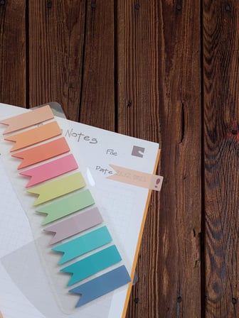 Sticky Notes Şeffaf Renkli Yapışkan Not Kağıtları FLAMA
