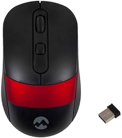 SM-18 Usb Siyah/Kırmızı 2.4Ghz Optik Kablosuz Mouse